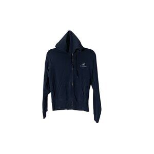 The Broadmoor Women's Medium Navy‎ Blue Full Zip Hooded Jacket Resort Golf